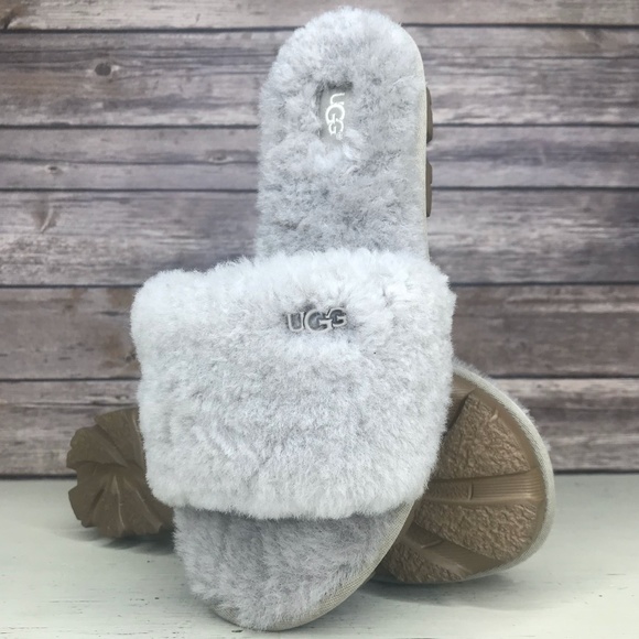UGG Cozette Oyster Slide Sandals 1100892 Size 6 - Picture 4 of 10